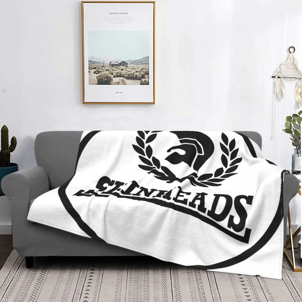 

Skinhead-Manta de lana a cuadros para cama, cubrecama de clase лабораторный 1941, manta de blusa, Мексика