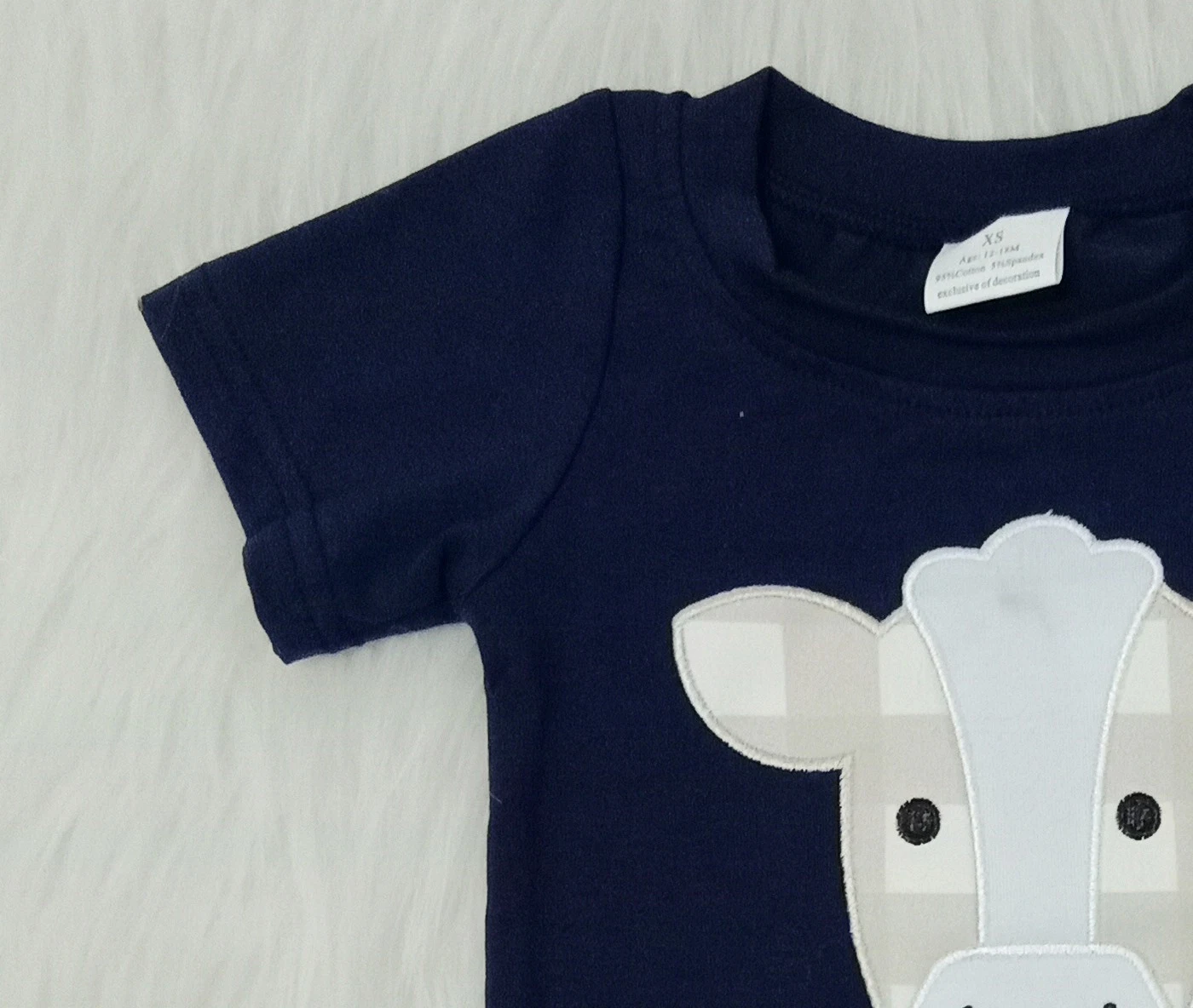 Одежда для новорожденных девочек топ с вышивкой ягненка сетчатые брюки одежда