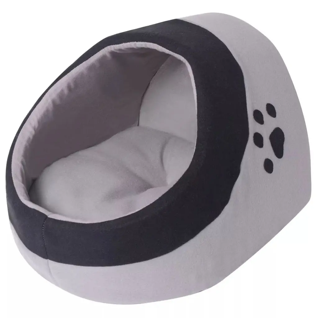 Comprar Cat Cubby-caseta Para Gatos De Color Gris Y Negro, Almohada Extraíble, Fácil De Lavar, Suite Para Gatos, Perros Pequeños, Fondo De Tela De Fibra, Cama Para Gatos