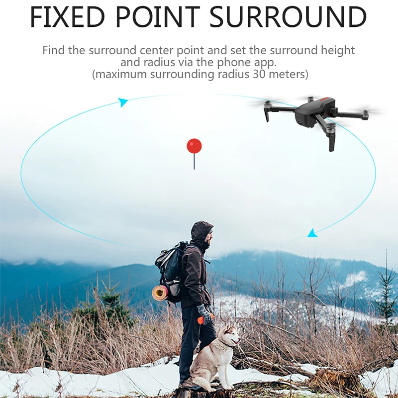 Gps дрон LAUMOX W10 5G Wi Fi FPV 4K HD камера бесщеточный мотор селфи складной