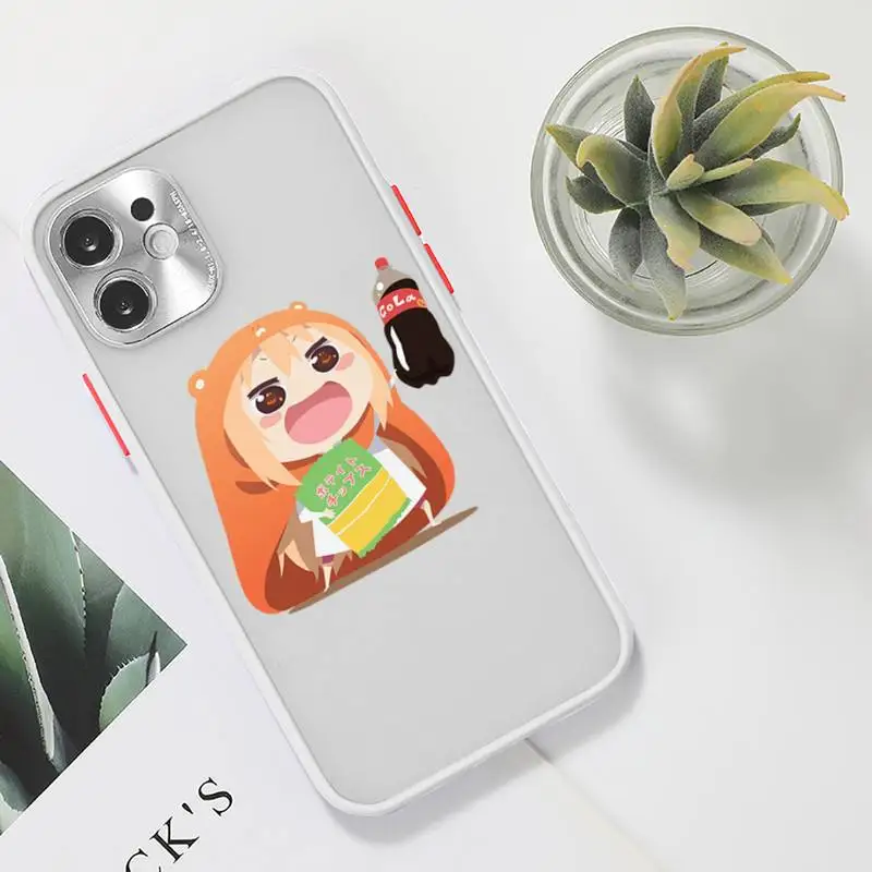 

umaru chan Phone Case Clear matte transparent For white iPhone 7 8 x xs xr 11 12 pro plus max mini Funda