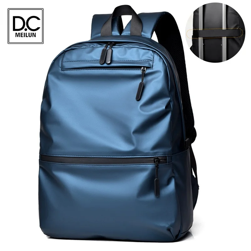 

DC.meilun Fashion Men Backpacks School Bags for Teenagers Boys College Solid Waterproof Book Bag Laptop Backpacks Mochila Hombre