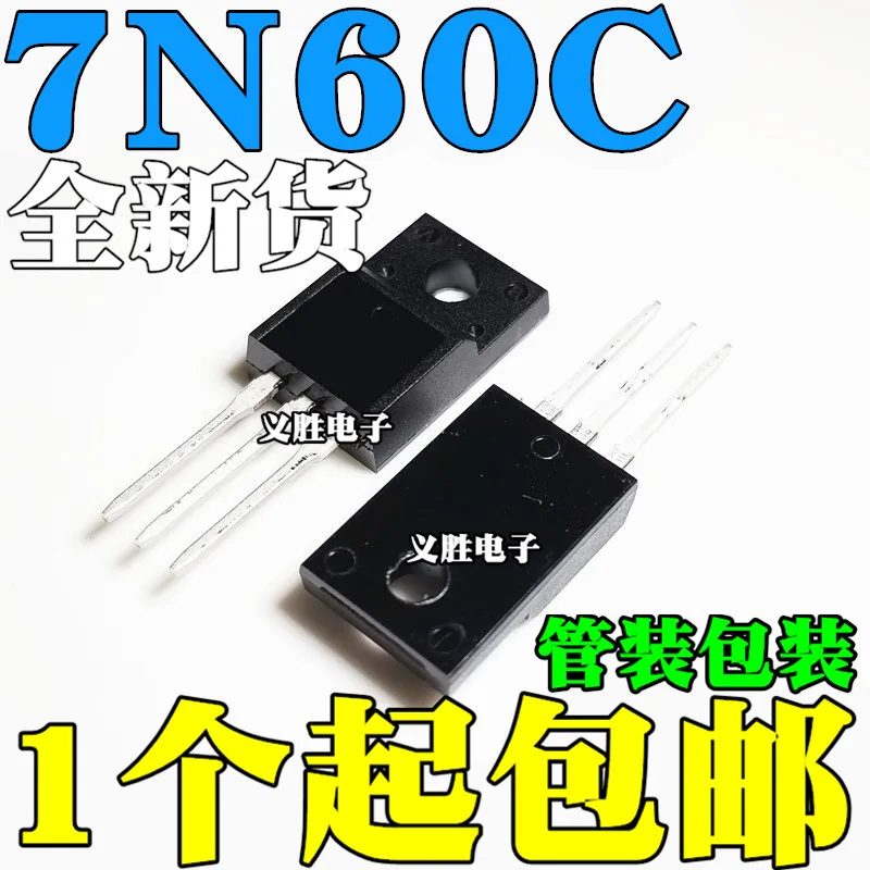

6pcs/lot Mos-Tube FQPF7N60C NEW 600V Field-Effect TO220 7A In-Stock Original