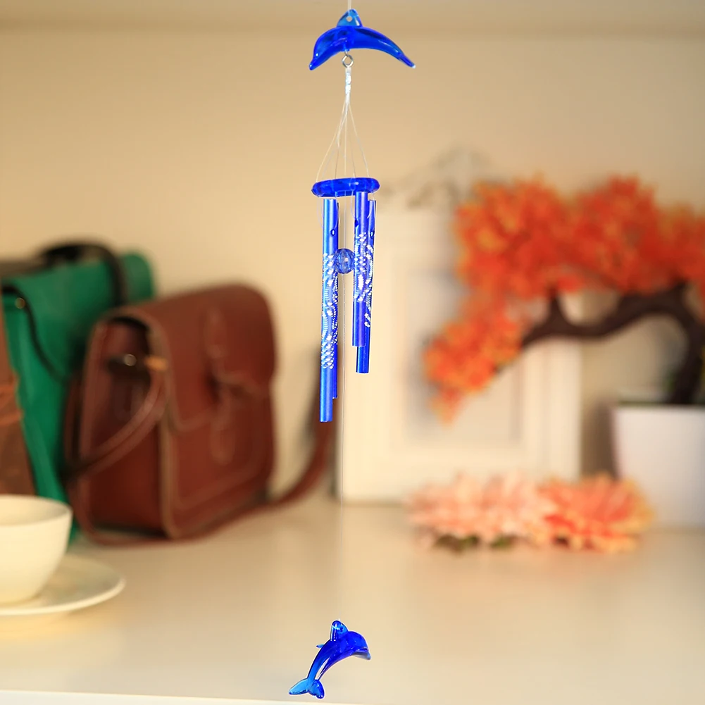 Античный ветряной колокольчик 40 см украшение дельфин модные аксессуары