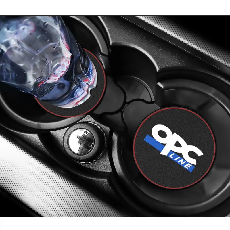 1 шт. автомобильный подстаканник кожаный коврик для подстаканника Opel OPC Astra H G J