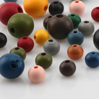 1015mm natural wooden dark color round wooden beads for handmade bracelet necklace diy fashion jewelry making beads wholesale