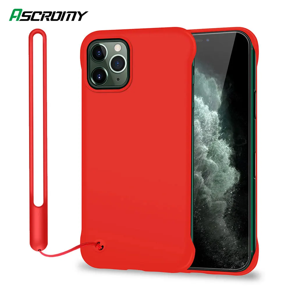 Тонкий матовый Твердый чехол из поликарбоната без рамки для телефона iPhone 11 Pro Max 6