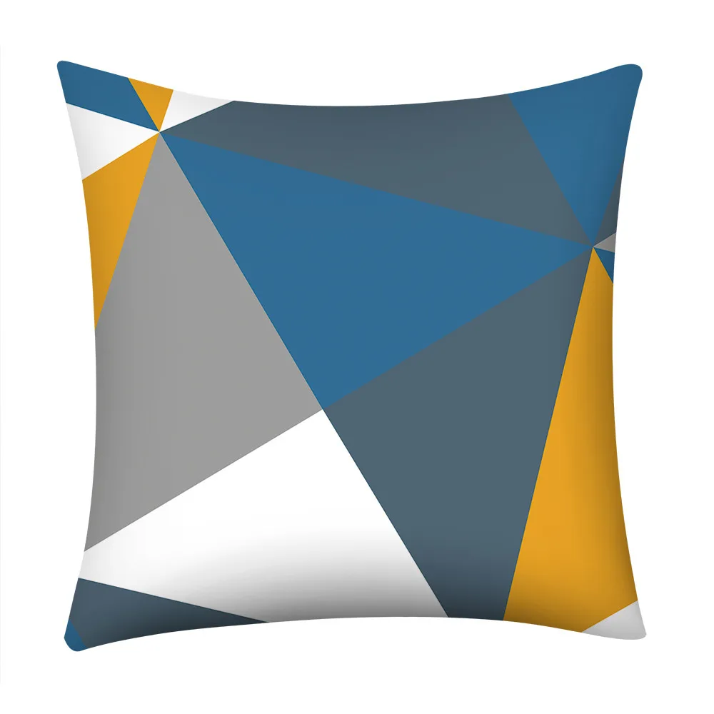 Наволочка для подушки с абстрактным рисунком декоративный цветной чехол