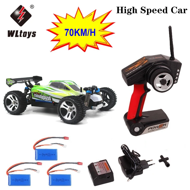 70 км/ч радиуправляемая машинка WLtoys A959 B 2 4 г 1/18 Масштаб дистанционного управления