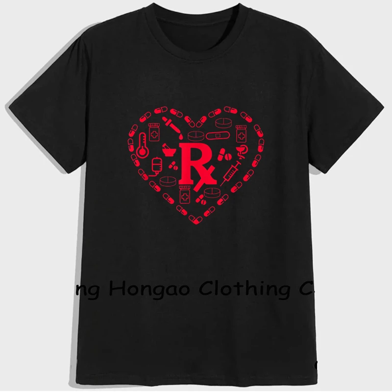 

Wholesale Pharmacy Shirt Custom Printing Print Plus Size T-shirt Harajuku T-shirt For Women Summer Cotton Graphic T Shirt