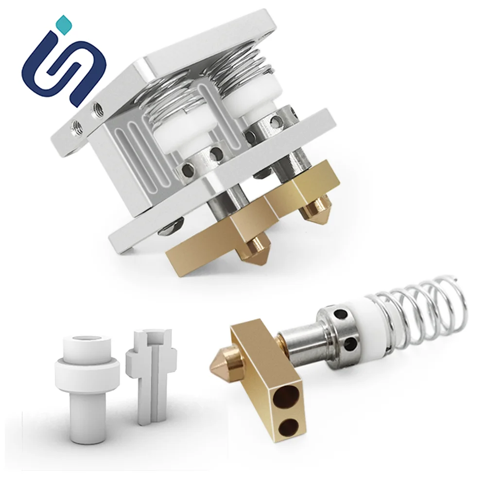 UM2 3D принтер Heaterblock + двухголовочный экструдер/Hotend комплект для Ultimaker 2