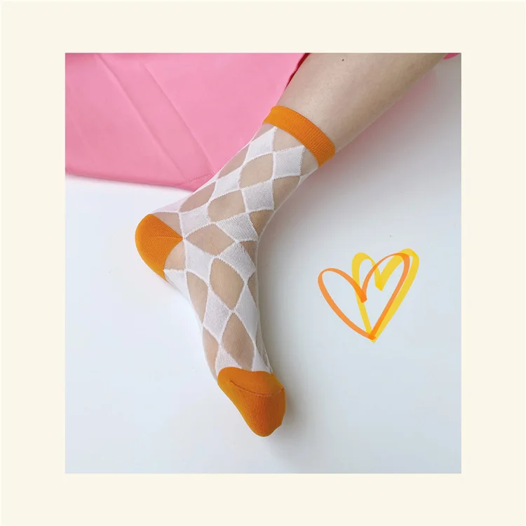 JoJo's Bizarre Adventure Socks Jonathan Joestar Kujo Jotaro Women Knee High Girl Summer Silk Stockings | Тематическая одежда и