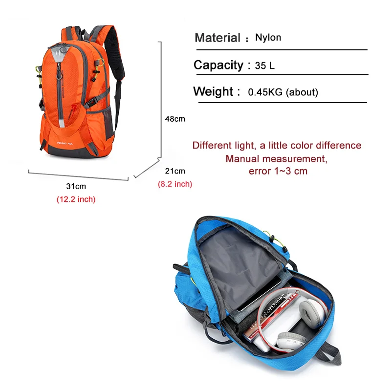 Мужской рюкзак для путешествий 2021 нейлон водонепроницаемый Повседневный улицы