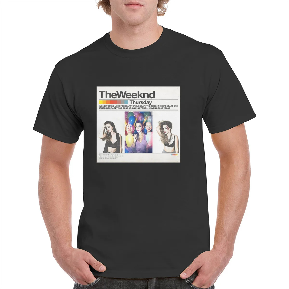 

100% Cotton The Weeknd Thursday Tops t shirt Unisex Sexy Graphics STARBOY T-Shirt Female/Man