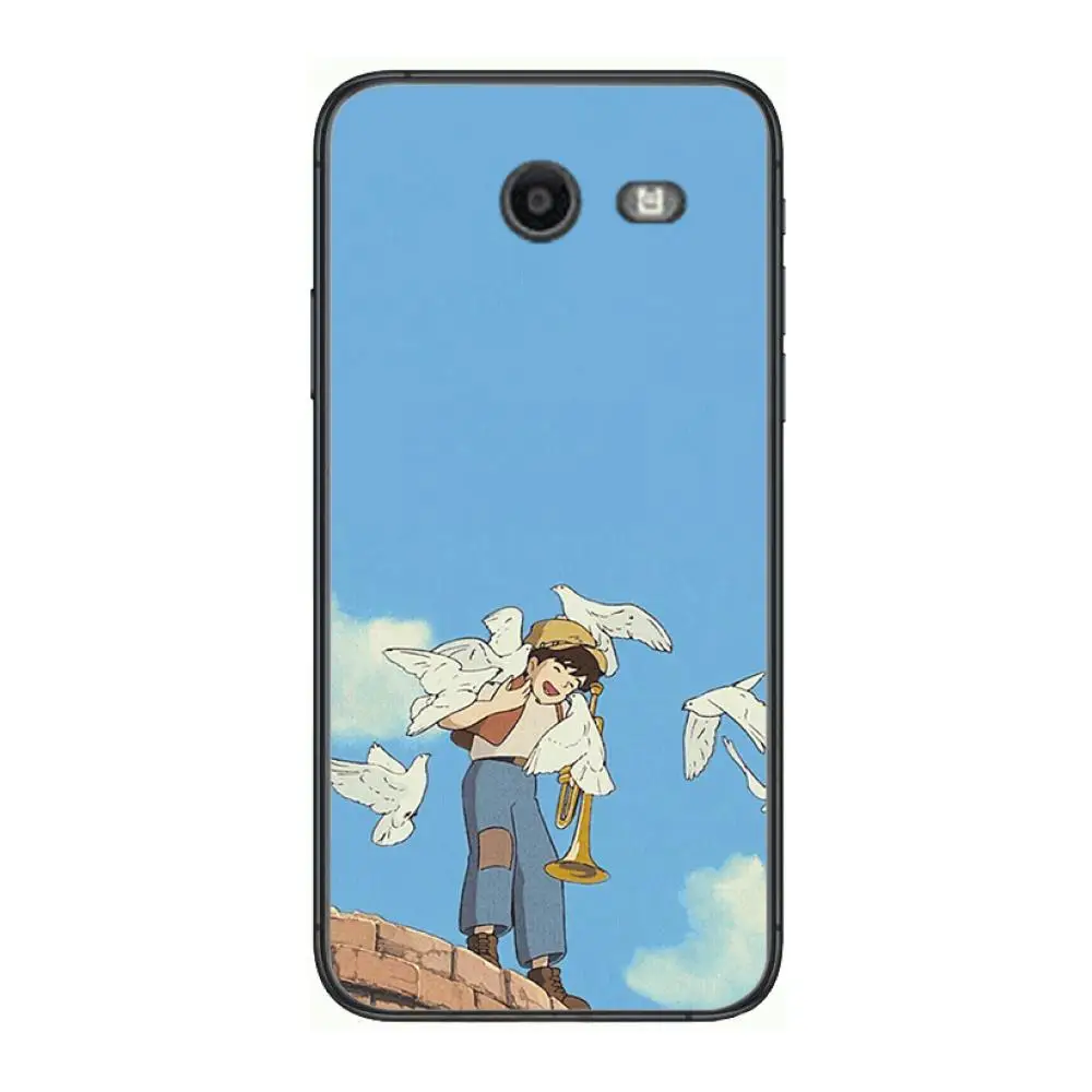 

laputa castle in the sky Phone Case Hull For Samsung Galaxy J 4 3 5 6 7 8 EU 2018 Plus 2017 Black Shell Art Cell Cover TPU