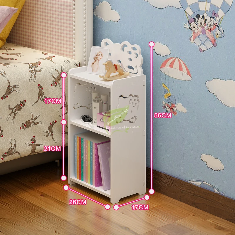 Современный простой прикроватный столик в сборе гостиная ПВХ шкафчик для