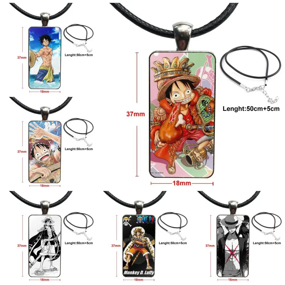 Стеклянный чокер кабошон кулон прямоугольное ожерелье стальной цвет ювелирные