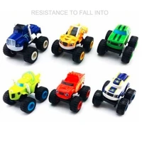 6pcslot monster machines car toys russian miracle crusher truck vehicles figure blazed toys for children birthday gifts