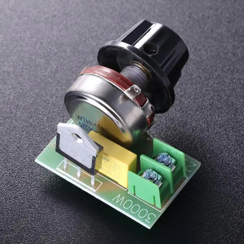 3000W AC 220V Электронный контрольный тиристорный диммер Температура регулирующий