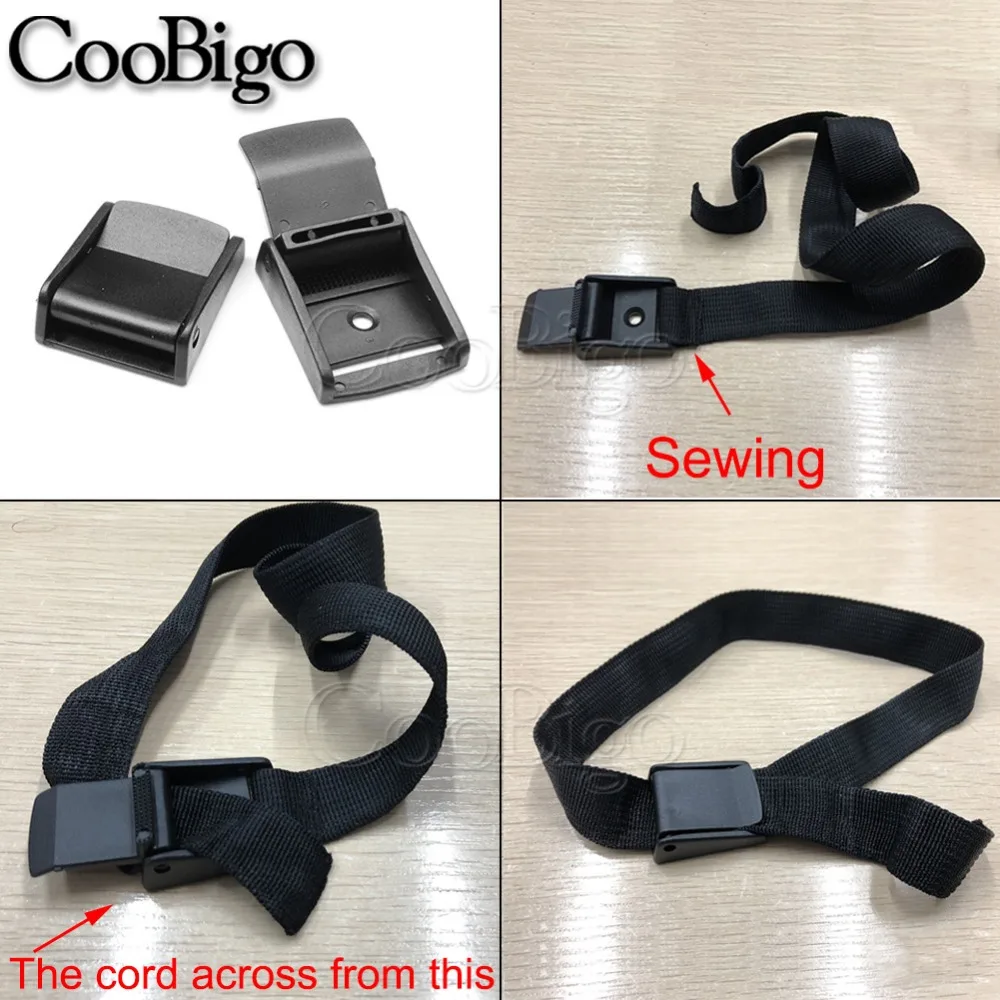 100 шт Пластиковые черные пряжки для ремня для тактических лямки рюкзака сетка аксессуары для сумок выберите 5/"~ 2"