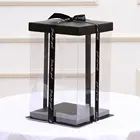 Прозрачная пустая Подарочная коробка для искусственного медведя Тедди, роза, Подарочная коробка, Женский плюшевый медведь, кролик, подарок