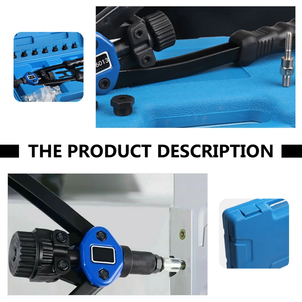 

140pcs Portable Workshop Threaded Repairing Insert Handy Rivet Nut Machine Kit