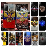 russia flag coat of arms phone case for samsung note 20 ultra 10 pro lite plus 9 8 5 4 3 m 30s 11 51 31 31s 20 a7