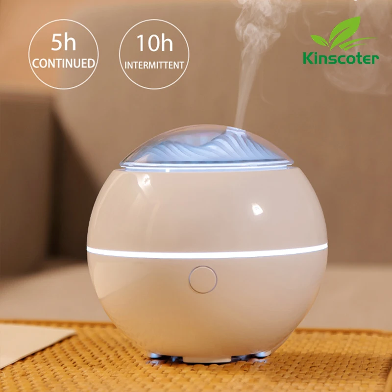 

Портативный аромадиффузор для эфирных масел Kinscoter, ультразвуковой мини-увлажнитель для ароматерапии, для дома и автомобиля