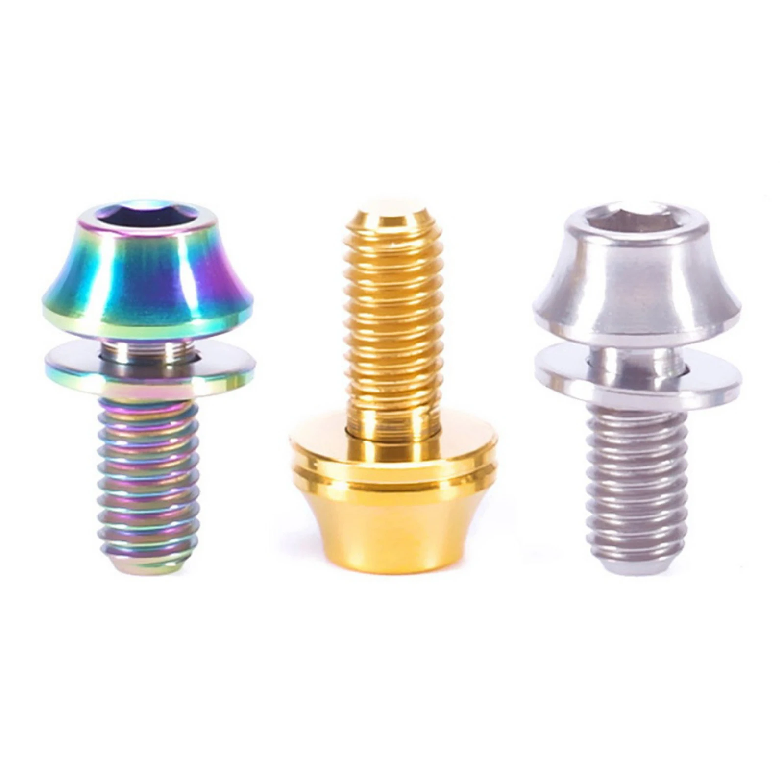 

Bicycle Water Bottle Holder Bolts Titanium Alloy Bottle Cage Screws Bicycle Drink Cup Holder Bolt MTB Bike Accessories