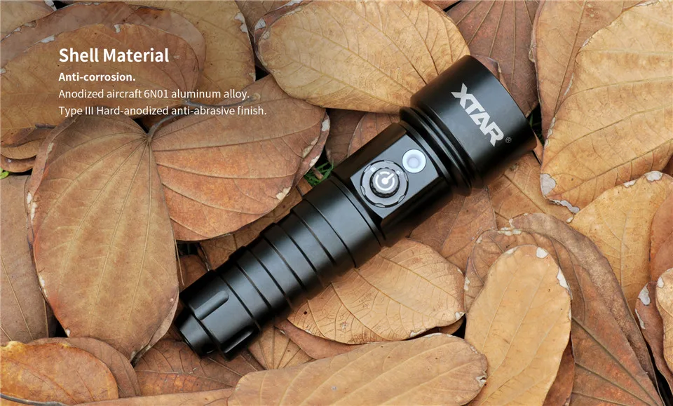 Xtar D26 1100 Cree XM-L2 мощный светодиодный светильник для дайвинга 18650 18700 26650 вращающийся Подводный фонарь с резьбовым отверстием для штатива