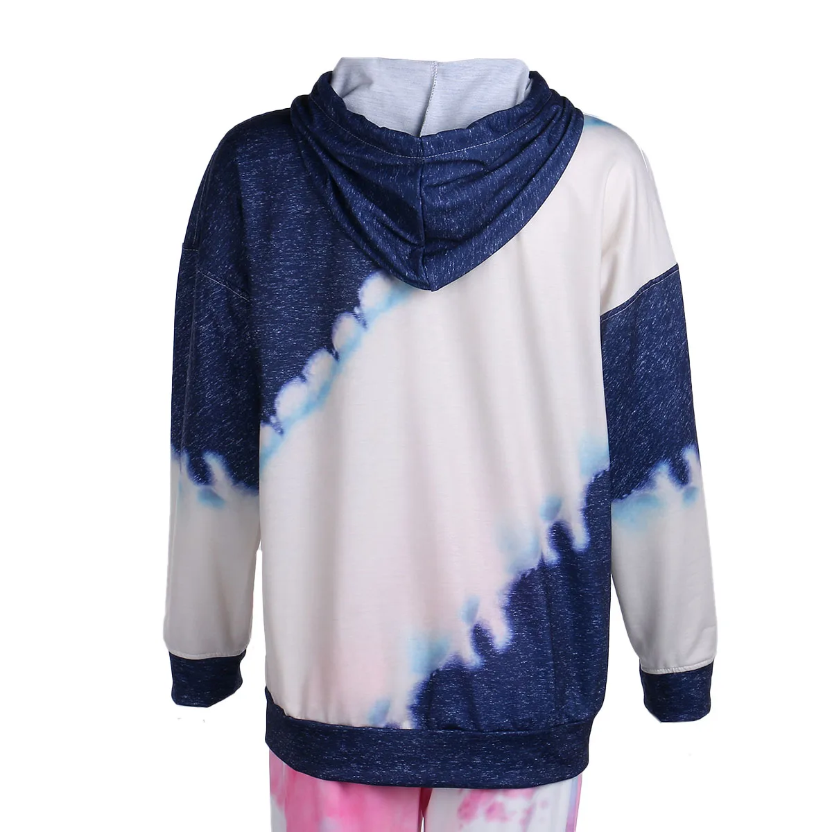 

2020 New Ladies Pullover Loose Breathable Streetwear Women Autumn Tie-dye Printed Hoodies Casual Long Sleeve Hooded Sweatshirt