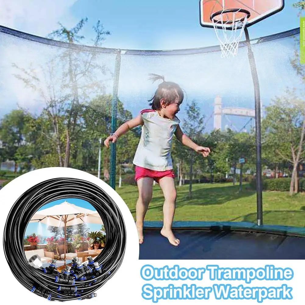 

Children Outdoor Trampoline Sprinkler Set For Kids Boys Girls Fun Summer Outdoor Water Games Yard Toys For Trampoline