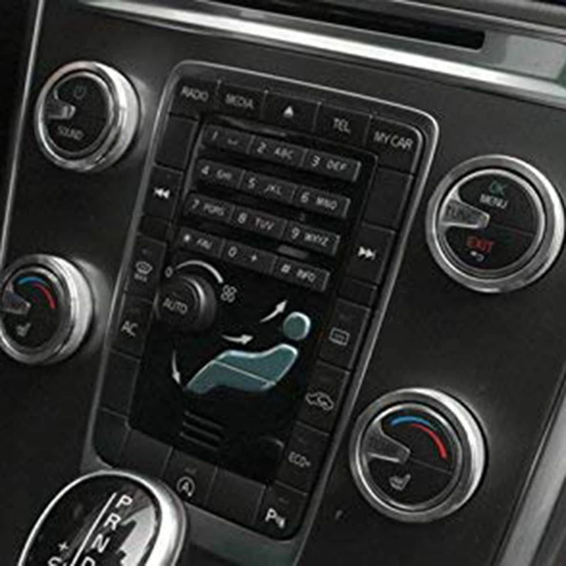 4 шт. Серебряная ручка кондиционера &amp o Крышка для Volvo XC60 S60 V60 V40 | Автомобили и