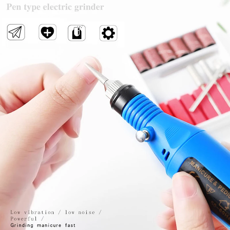 2019 Manicure Machine Electric Nail Drill Bit Set Mill Cutter Mini Art Sanding File | Красота и здоровье