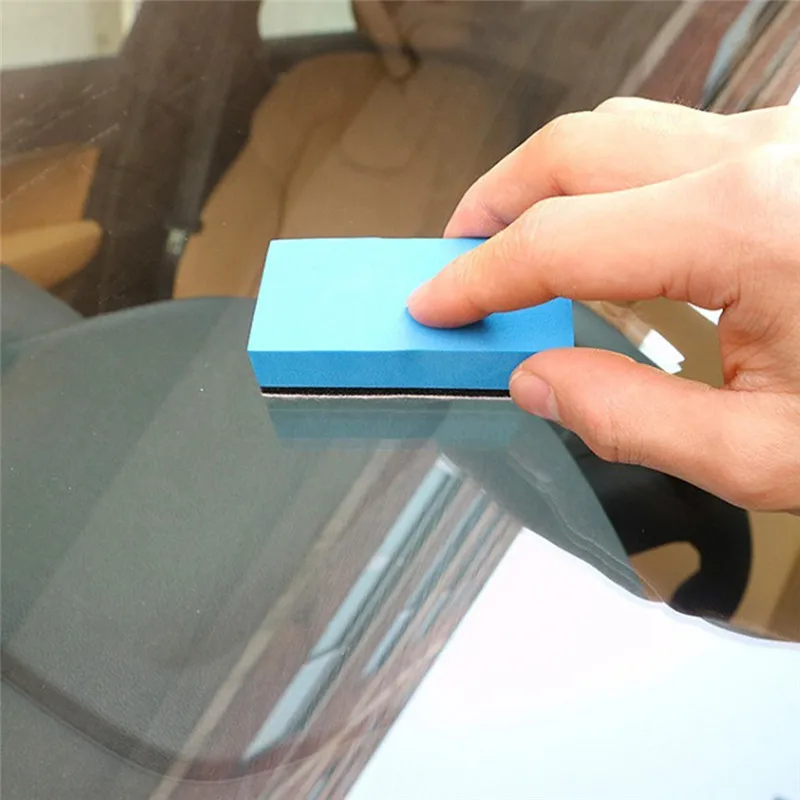 2 шт./лот автомобильный восковой Полировочный пенный спонж мягкая восковая губка