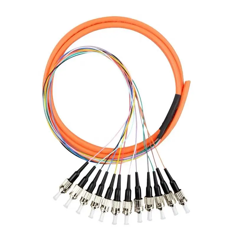 5 шт./лот FC 12 ядер Simplex mode fanout волоконно оптический коннектор pigtail multimode 1