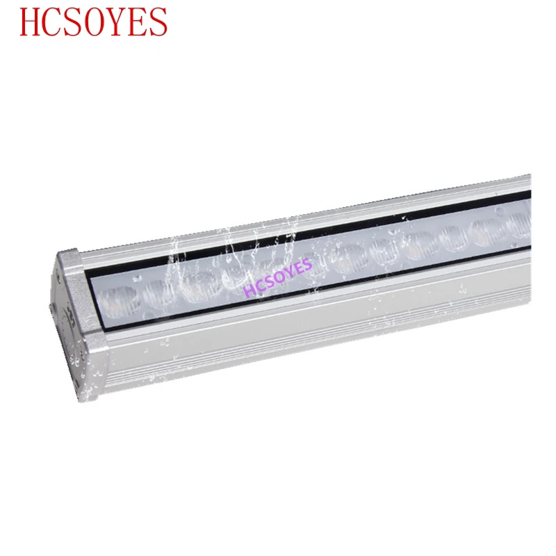 

MiBOXER RL1-24 24W RGB+CCT LED Wall Washer Light Waterproof IP66 Outdoor Light,2.4G Remote Dimmable Subordinate Lamp AC110V 220V