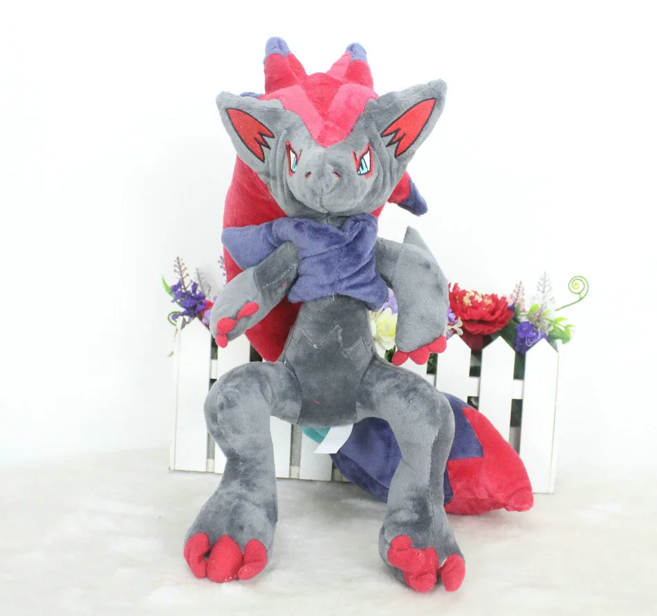 

Limited edition cute cool new Zoroark 12inch plush soft Pillow Enlightenment toys good quality Soothing doll Christmas gift kid