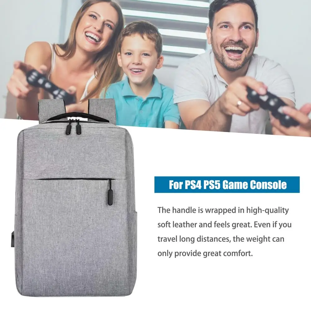 

2021 Portable Storage Bag Lightweight Travel Carrying Bag Protective Case For PS4 PS5 Game Console Controller Gamepad Backpack