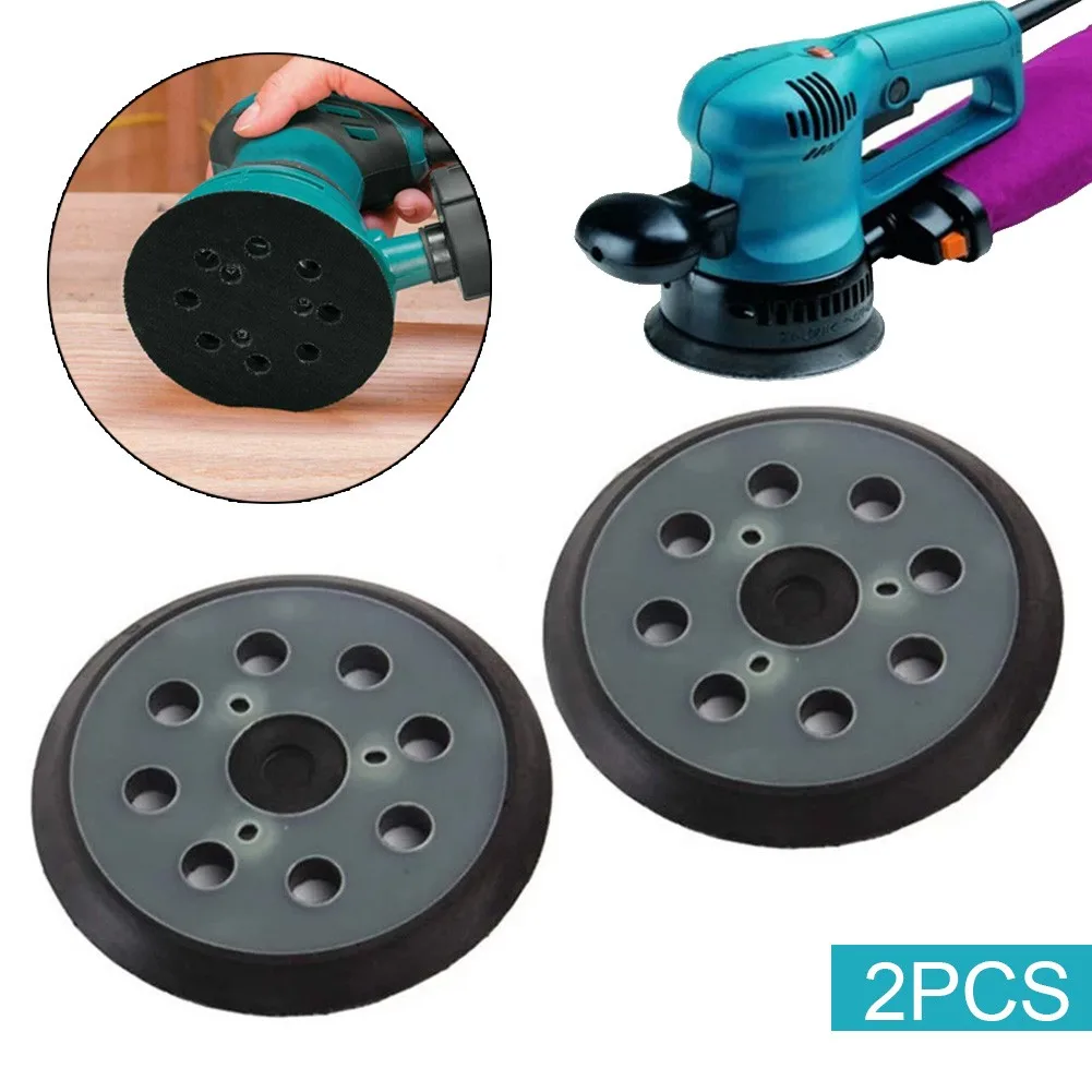 

2pcs 5 Inch 125mm Sanding Base Pad Orbital Sander Base For BO5021 BO5031 BO5041 MT922 MT944 M9204B M9202 SV13YA SV13YB Sander