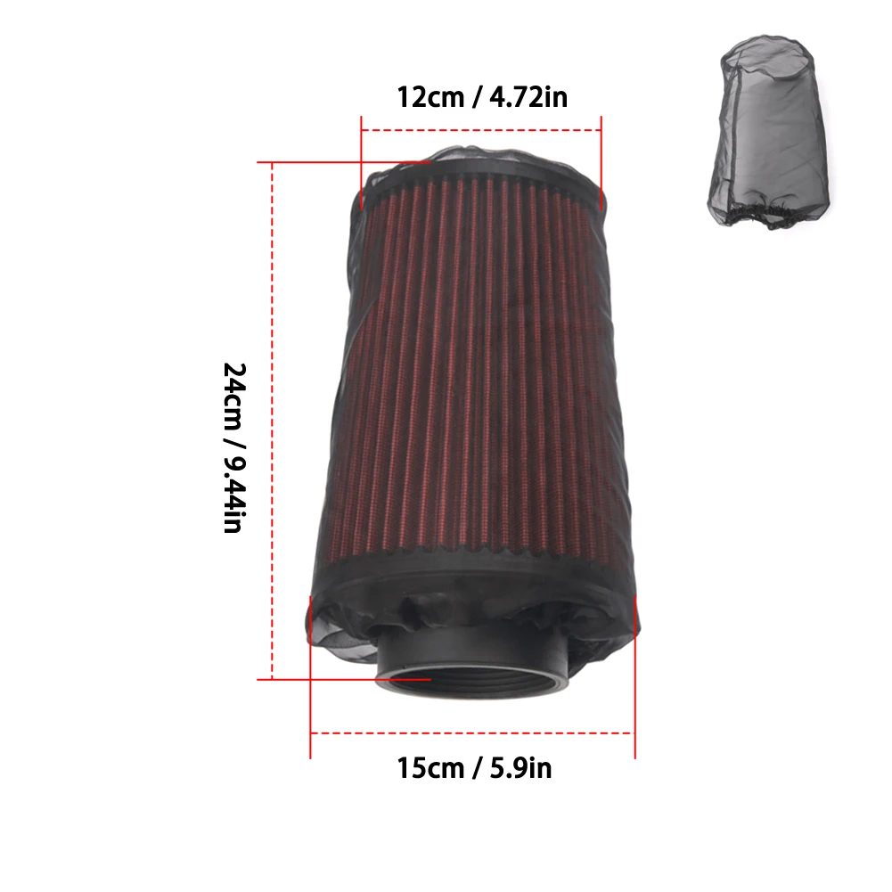 Фильтр для холодного воздухоотвода двигателя автомобиля коническая крышка