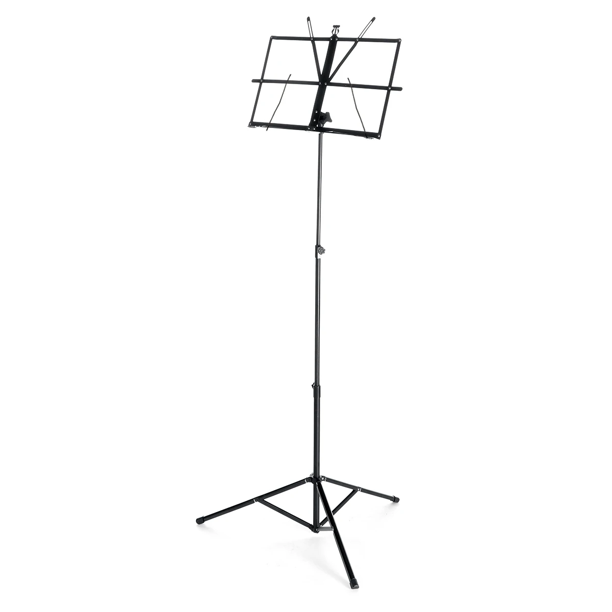 

Metal Iron Music Sheet Stand Portable Music Stand Holder Folding Tripod Height Adjustable with Carry Bag for Musical Instruments