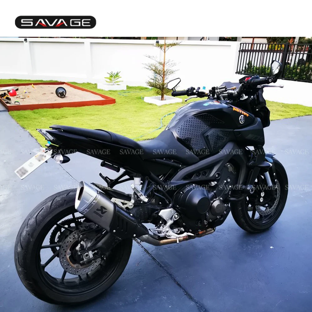 

Motorcycle Plate Holder For YAMAHA MT 09 MT09 SP FZ-09 FZ09 2017-20 LED Light Fender Eliminator License Plate Tail Tidy Support