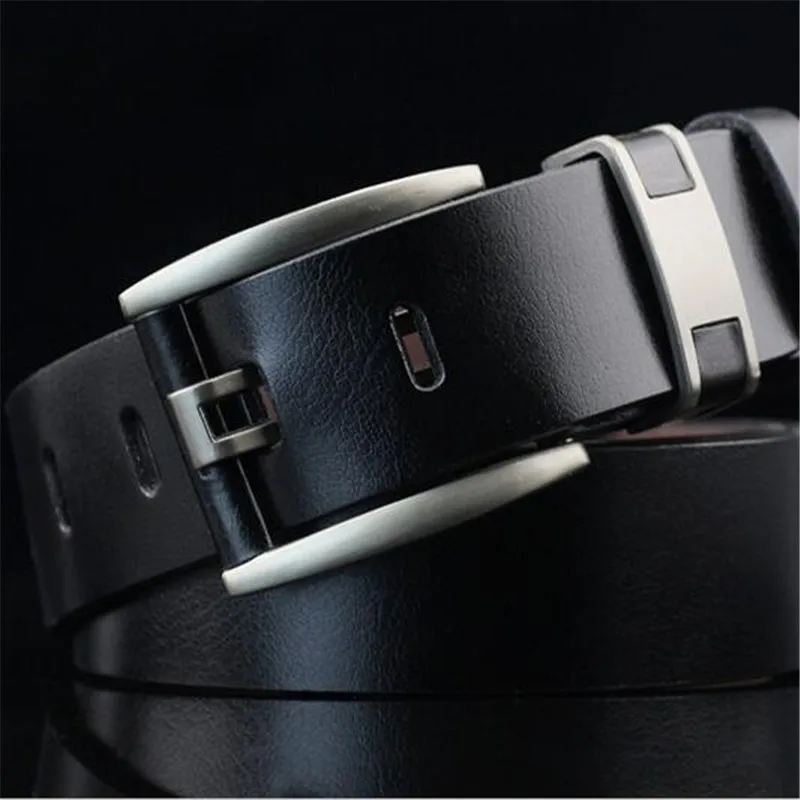 

Antique Men Belt Retro Pin Buckle Belt Adult Casual Faux Leather Waist Strap High Quality Fashion Male Accessories