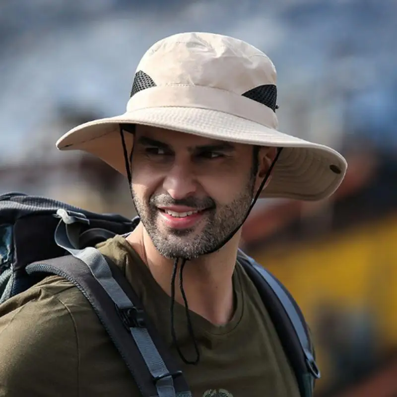 Мужская крутая камуфляжная Панама с полями шляпа в стиле милитари для охоты