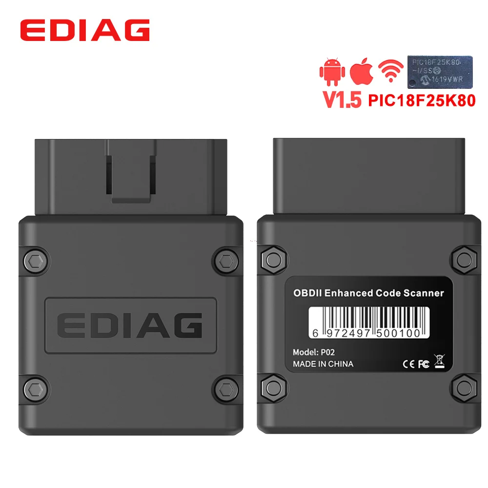 ELM327 V1.5 Wifi/Bluetooth OBD2 считыватель кодов v1.5 Elm 327 PIC18F25K80 автоматический