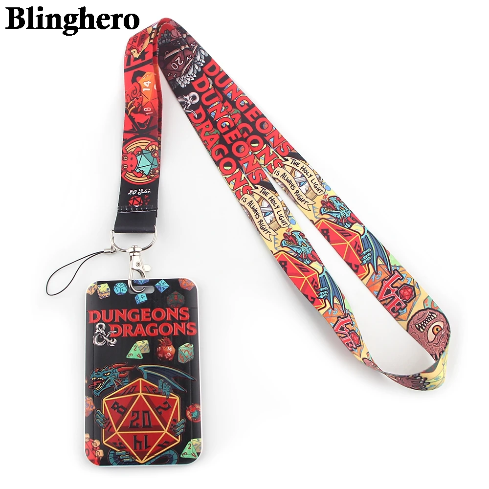 

CB144 Cartoon Neck Strap Lanyard ID Badge Case Card Badge Holder Office School Stationery Supplies for Access Card