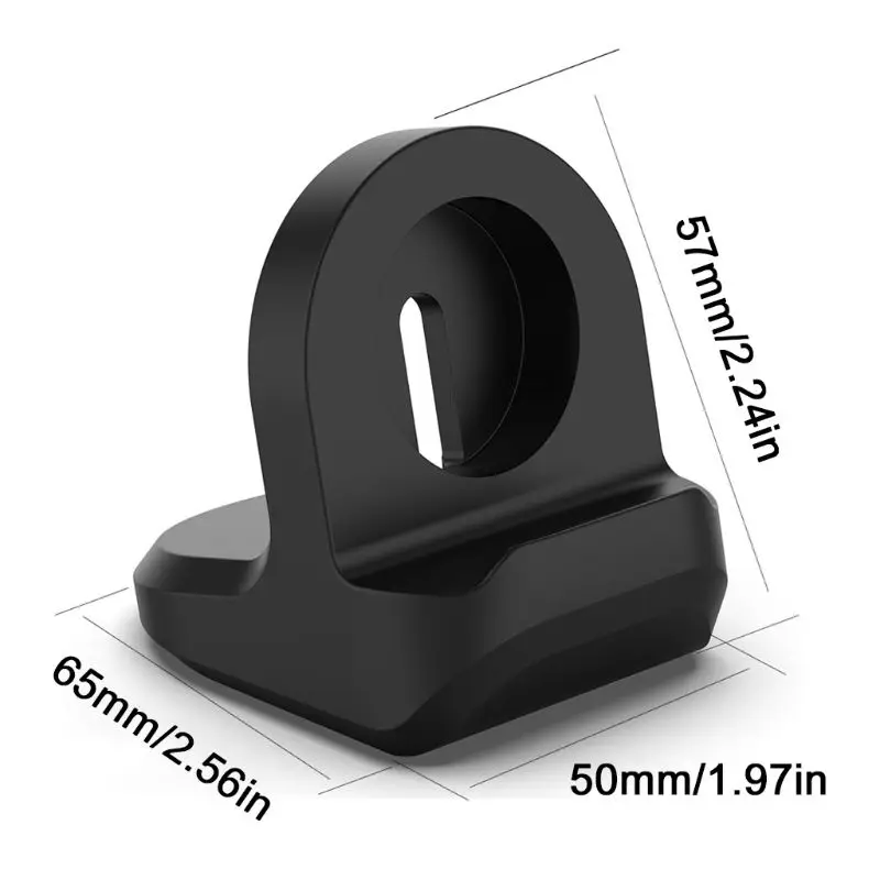 

Universal Silicone Charge Stand Holder Dock for -Samsung -galaxy watch 3 R840 R850 active 1/2 SM-R500 SM-R820 SM-R830