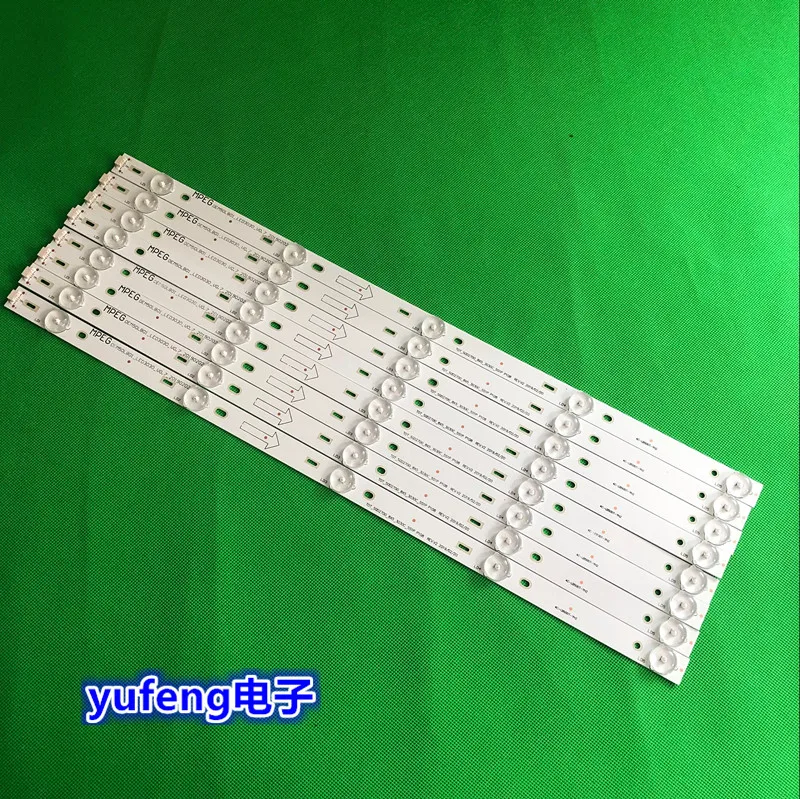 8 шт./компл. светодиодный полосы подсветки для TCL L50F3800A 4C-LB500T-YH2 TOT_50D2700-8X5-3030C-5S1P |