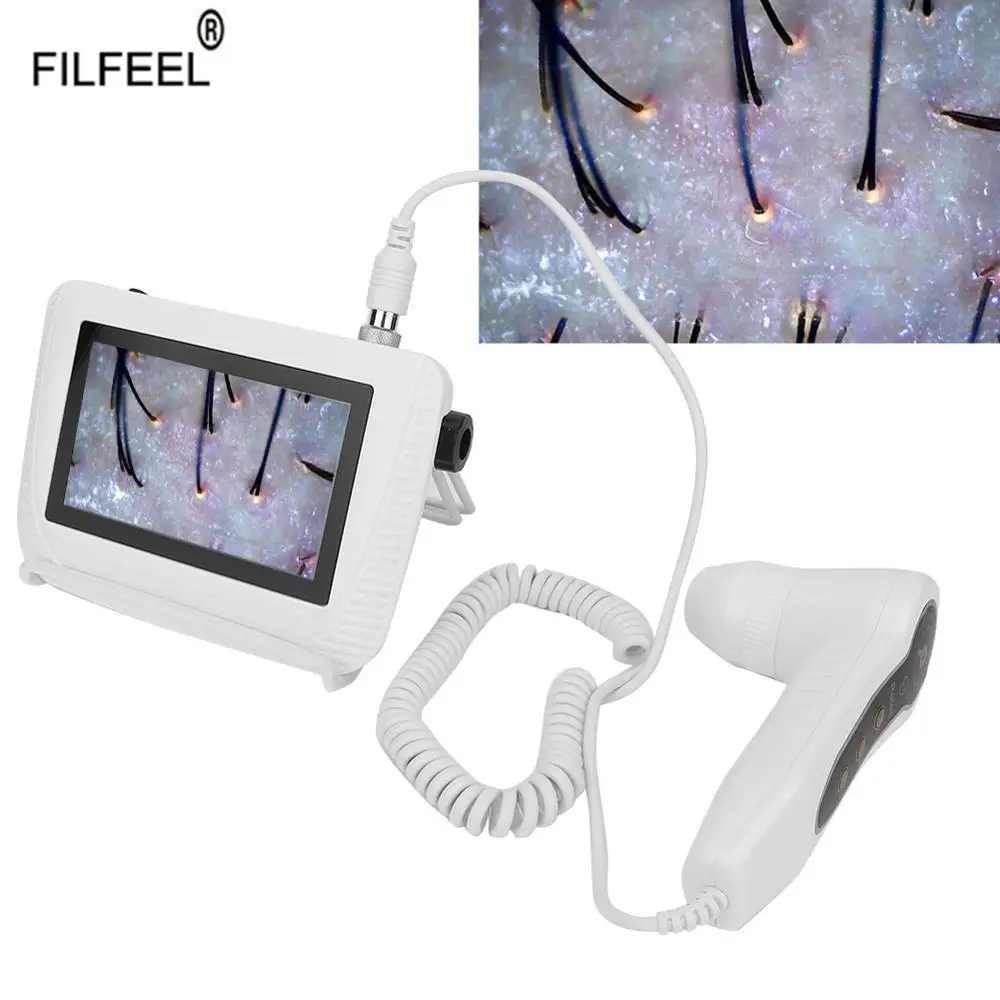 5 дюйм перезаряжаемый напольный головы волосяной фолликул влаги масла